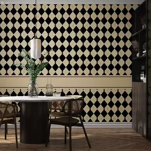 菱形壁纸格子墙纸 新人首单立减十元 22年8月 淘宝海外