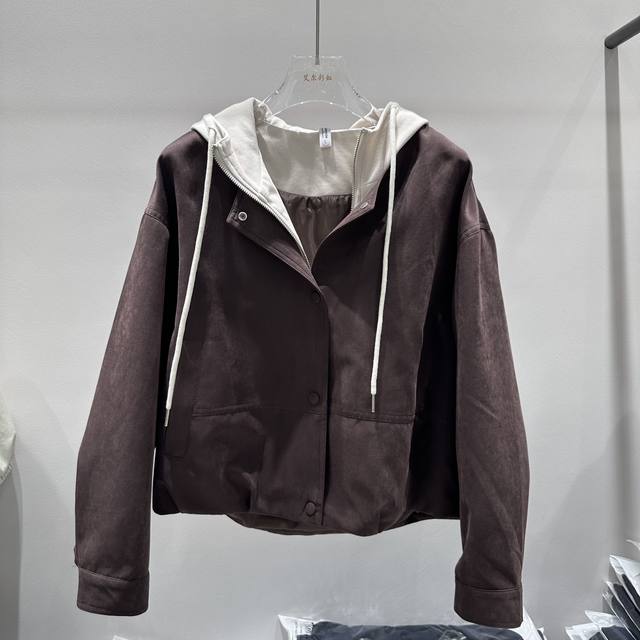 
5513 New Autumn Women's Fashion Hooded Short Slim Fit Plus Size Mother's Jacket Jacket AA