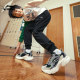 Li Ning Children's Sports Shoes 2025 New Summer Mesh Breathable Boys Shoes for Women Middle and Big Children Teenagers Daddy Shoes