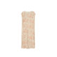 TALASA printed sleeveless two-piece dress 2025 summer new printed pleated loose slim design long skirt
