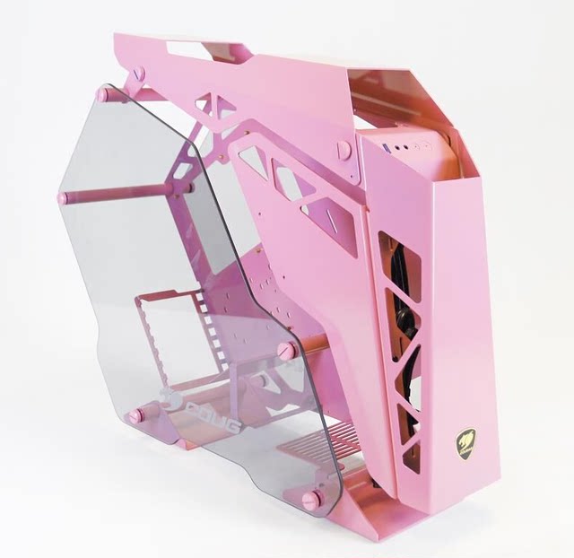 Warcraft MOSE Snowmobile Conqueror open chassis ATX design game assembly desktop computer