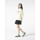 Hot Wind 2025 New Women's Love Puppy Printing Round Neck sweater Loose leisure in the top

