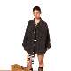 BLACKBB/retro leopard print denim jacket European and American hot girl design American street jacket top loose bf
