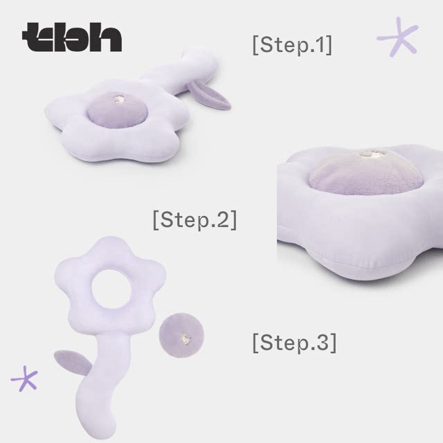 tbh Beasts Home Pillow 'A Big Flower' Cool Strip Pillow Coogi Limited Sofa Pillow