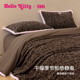 tbh Brutalist home bed four-piece Sanrio Hello Kitty curly flannel bedding set winter