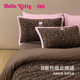 tbh Brutalist home bed four-piece Sanrio Hello Kitty curly flannel bedding set winter