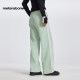 Metersbonway casual pants for women's spring new plush velvet comfortable trousers casual sports pants high waist straight pants