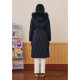 PSALTER Psalm Hooded Fox Fur Collar Long Goose down Jacket Winter
