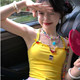 Dopamine yellow suspender vest for women in summer wear sexy slim sweet hot girl sleeveless short top
