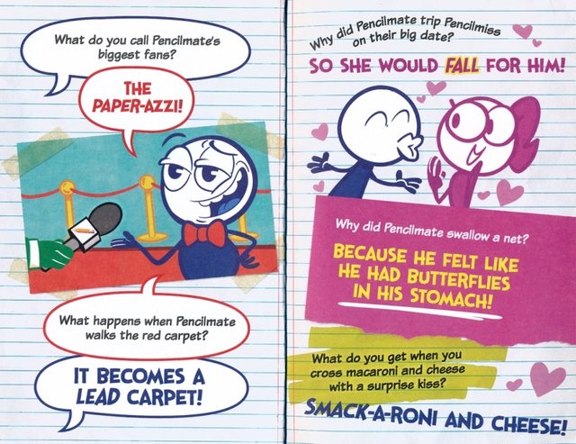 A Pencilmation Joke Book Puncilmation Joke Book Play English Word Games Primary School English Extracurricular Readings Original Imported Children's Books