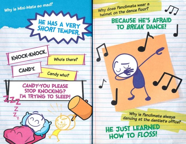 A Pencilmation Joke Book Puncilmation Joke Book Play English Word Games Primary School English Extracurricular Readings Original Imported Children's Books