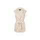 YINER sound children's clothing summer sleeveless lace-up waist-collar shirt