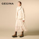 [Cloud Velvet] GEGINA embroidery embroidery thickened warm luxury short down jacket shopping mall same style
