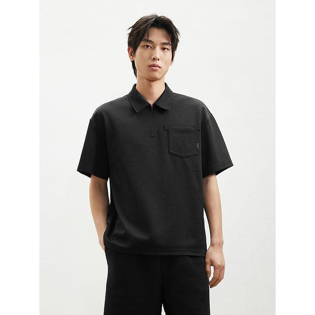 GXG men's POLO shirt short-sleeved men's 25-year summer new breathable comfortable zipper T-shirt #G25D242018