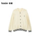 Bosie Boxi 2025 autumn new contrast cardigan sweater for male couple