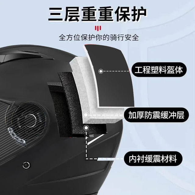 3c certified electric car helmet for men and women, all seasons, universal autumn and winter heating battery, motorcycle safety helmet, double mirror, half helmet