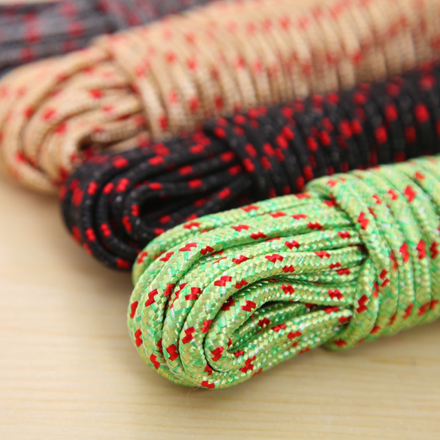 10 meters thick clothesline outdoor clothesline tightening and fastening cool clothes weaving outdoor non-slip hanging quilt rope