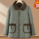 Elderly women's clothing, autumn and winter cotton clothes, women's cotton coats, thickened velvet, middle-aged and elderly women's clothing, mother's clothing, warm cotton jackets
