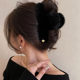 
High-end large hair clip for women 2025 new autumn and winter plush shark clip back of the head hair clip headgear