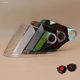 Motorcycle helmet windshield lens universal mask electric vehicle goggles accessories semi-helmet electric vehicle rain cover transparent
