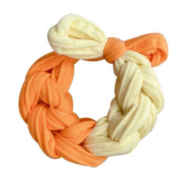 Bold high elastic woven bow hair ring wild horsetta hair rope rubber band female tie ball head rope headwear
