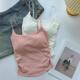 Dopamine sweet outer wearing camisole vest female with chest pad vest camism slim back to the bottom top top