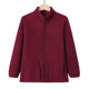 Middle-aged and elderly fleece jacket for autumn and winter mother fleece sweatshirt for women grandma winter warm plus velvet top
