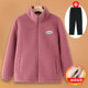 Middle-aged and elderly polar fleece jackets for autumn and winter, grandma's plus velvet and thickened cotton coats, elderly mothers' lamb velvet tops