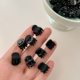 Black Mini Small Clip New Small Bangs Clip Broken Hair Clip Forehead Princess Headwear Side Clip Hairpin