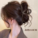 Coffee-colored matte grab clip women's new hair clip back of the head large-sized hair volume shark clip hairpin headdress