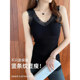 Autumn and winter 2025 new warm vest for women with velvet and thickened lace suspenders with inner base layer and one-piece velvet top