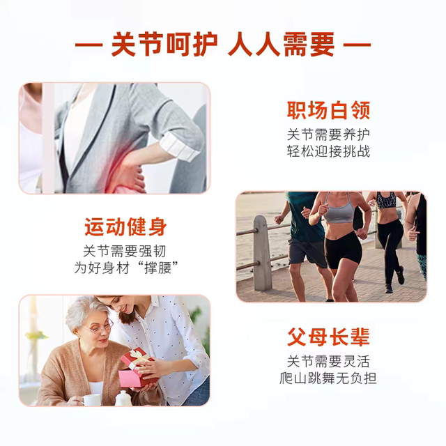Beijing Tongrentang Glucosamine Chondroitin Calcium Tablets for middle-aged and elderly people to protect joints and supplement calcium to relieve joint pain flagship store