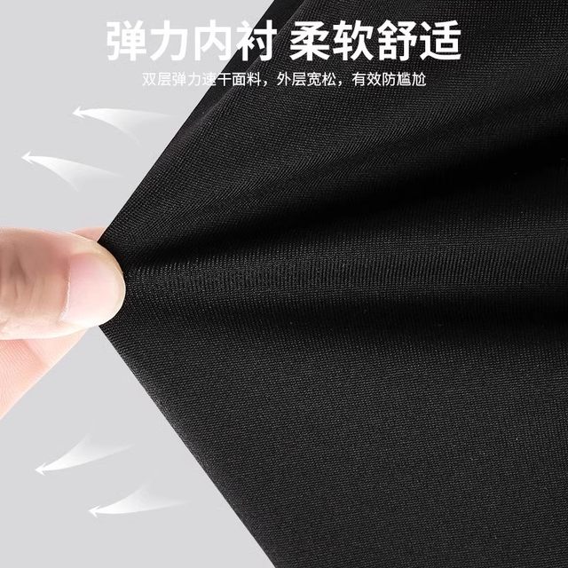 Swimsuit men's suit new summer quick-drying swimming equipment anti-embarrassing swimming trunks large size loose hot spring short-sleeved