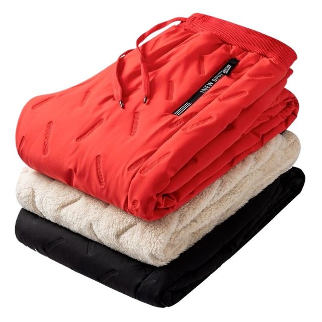 
Woodpecker cotton pants women's winter velvet thickened 2025 new outer wear Northeastern middle-aged and elderly women's lamb velvet pants