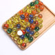 14mm glass marble machine special children's game machine small glass ball large 25mm color fish tank decoration
