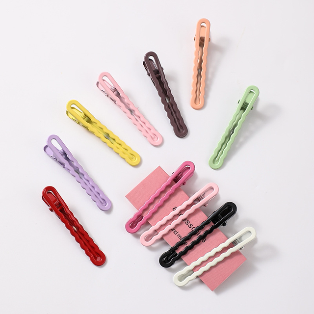 8 Wave Face Wash Makeup Bangs Hairpins