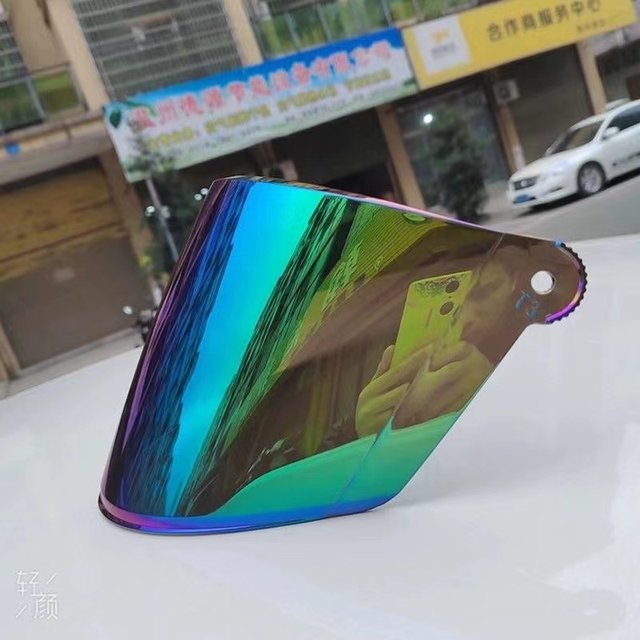 Aikai AK601/628 electric motorcycle universal helmet lens 615 sun protection high-definition glass windshield arc length