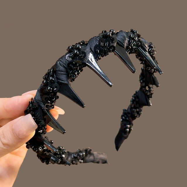 Perthia Paris Princess Headband 2025 New High-Skull Women's Toothed Headband High-end Headband Headwear