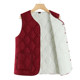 Autumn and winter new style vest for middle-aged and elderly women, velvet thickened vest, cotton coat, mother's warm vest cardigan