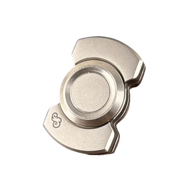 edc decompression toy push card fingertip gyro stainless steel three-in-one puff coin finger pressure relief artifact clamp alloy