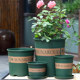 Flower pot 2024 new high-end plastic resin succulent small green radish large gallon pot third generation second generation resin simple