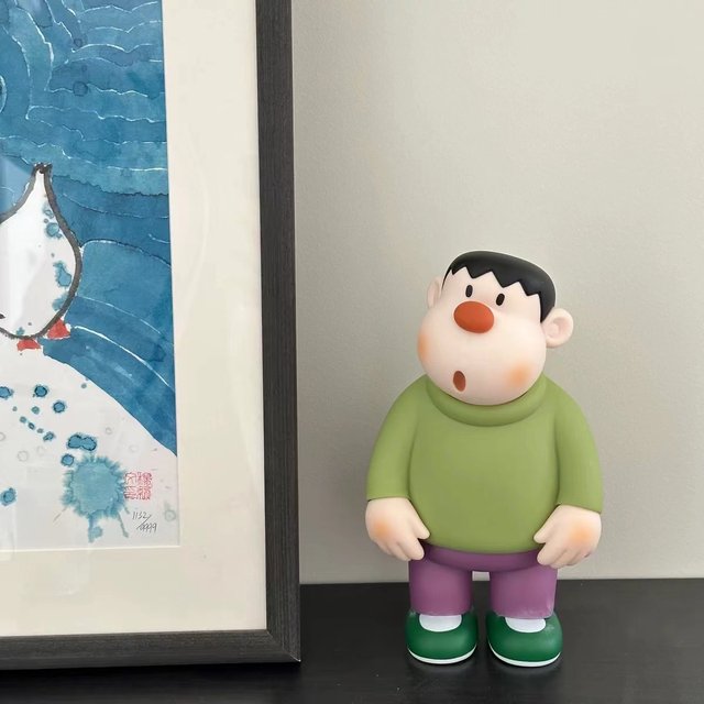 Fat Tiger Big Figure Cartoon Cartoon Desktop Small Ornaments Doll Toys Birthday Gift Boys Girl Turtle