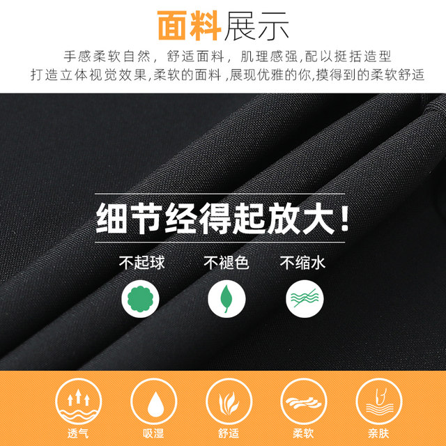 Mom's spring trousers loose high waist pants middle-aged and elderly grandma casual elastic straight pants outside women's pants spring and autumn