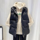 velvet cotton vest for women 2024 autumn and winter new style middle-aged mother's versatile jacket for outer wear vest horse clip