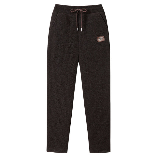 Middle-aged mother's trousers, winter velvet thickened cotton trousers for women and the elderly, loose warm trousers for old ladies and grandmothers.