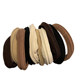 
Milk tea color seamless high elastic hair band