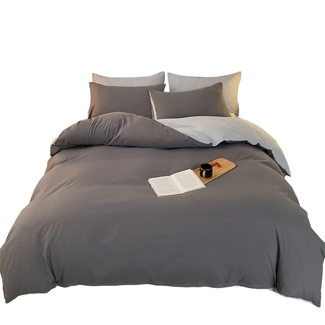 Four-piece set of bed sheets, quilt covers, quilt covers, student dormitory single bedding, non-pure cotton, three-piece set, 2025 summer