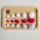 High-stretch colored small hair ball DIY children's creative handmade pom ball ornament material macaron count Christmas