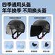 Helmet 3C certified electric motorcycle for men and women battery car winter all-season half helmet riding ear protection anti-fog