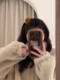 Bear furry ears bangs hair clip lamb clip cute hair card princess new headdress autumn and winter hair accessories
